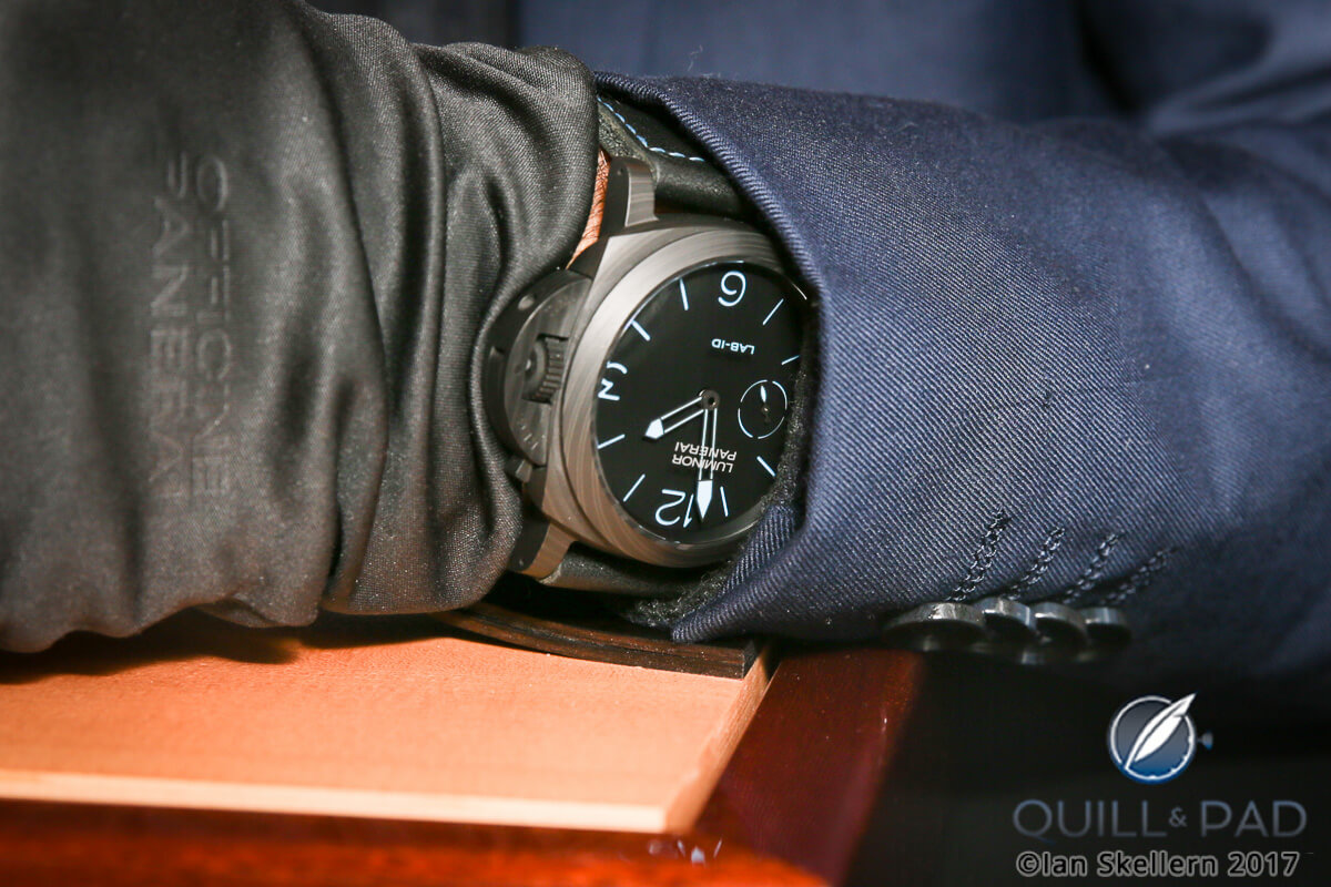 Panerai Lab-ID Luminor 1950 Carbotech 3 Days on the wrist