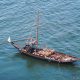 Rabelo boat which was once use for shipping Port from where it was grown and made upriver in the Alto Douro to Porto