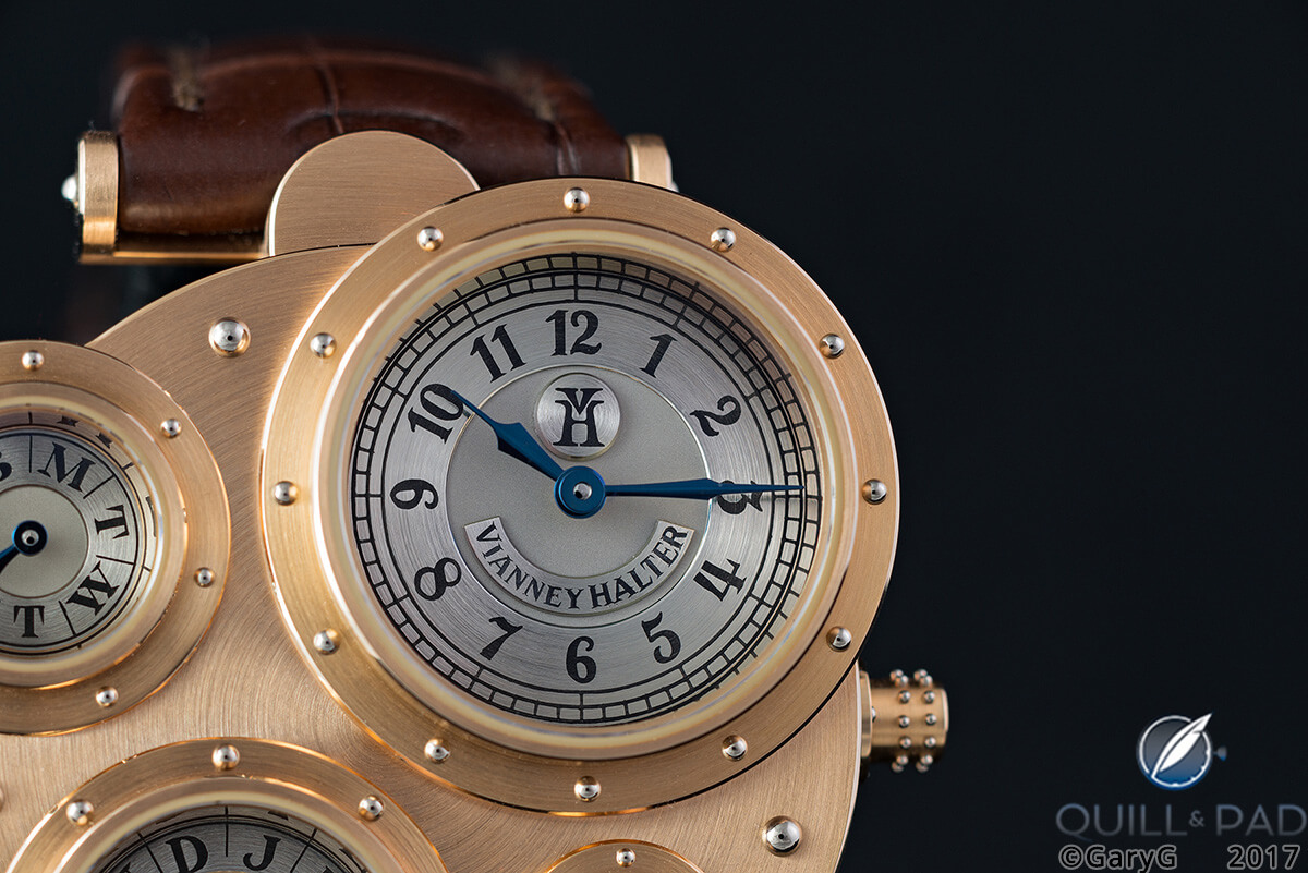 Dial detail, Vianney Halter Antiqua Number 14R