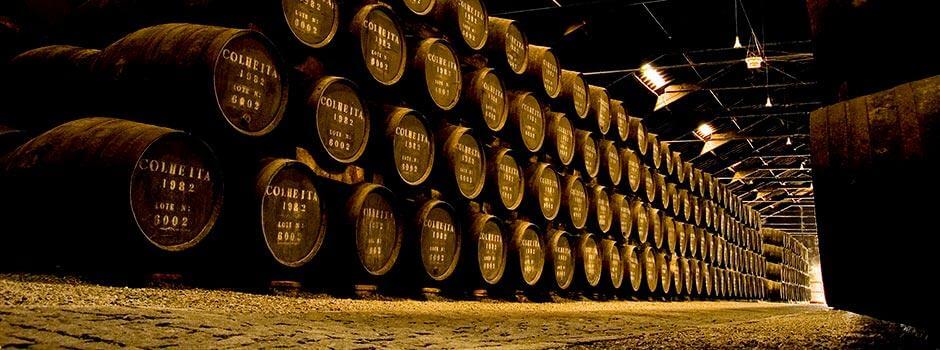 Port wine casks just starting their lives 
