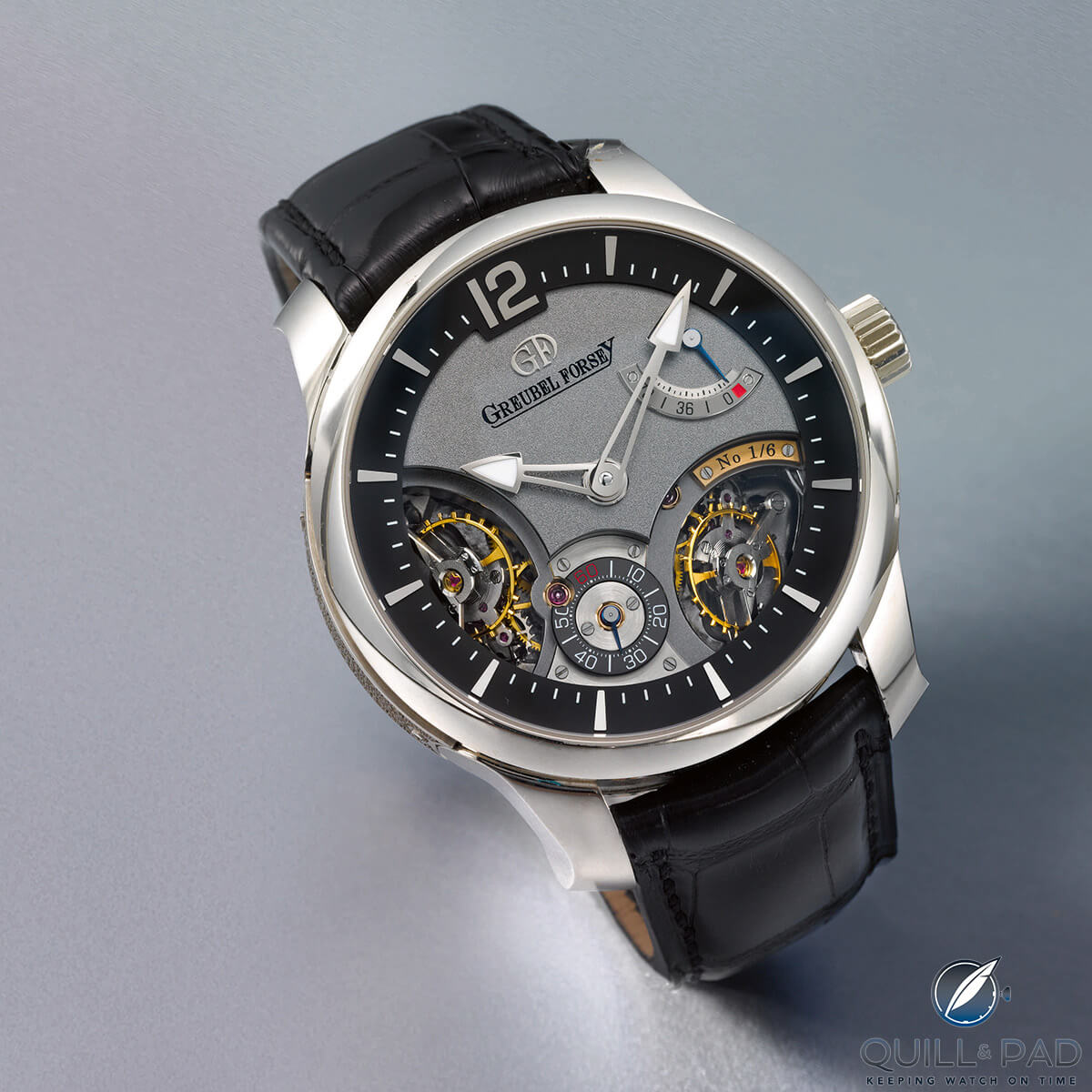 Greubel Forsey unique piece white gold Double Balancier 35°