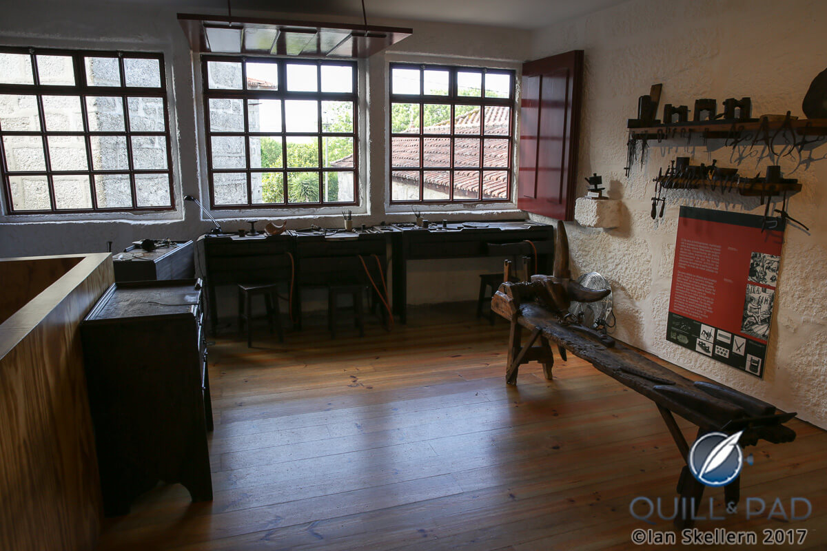 Inside the Museu do Ouro in Travassos, Portugal