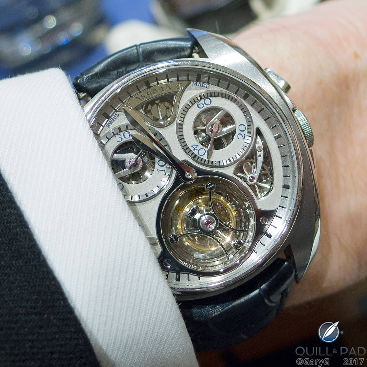 Akrivia Tourbillon Monopusher Chronograph