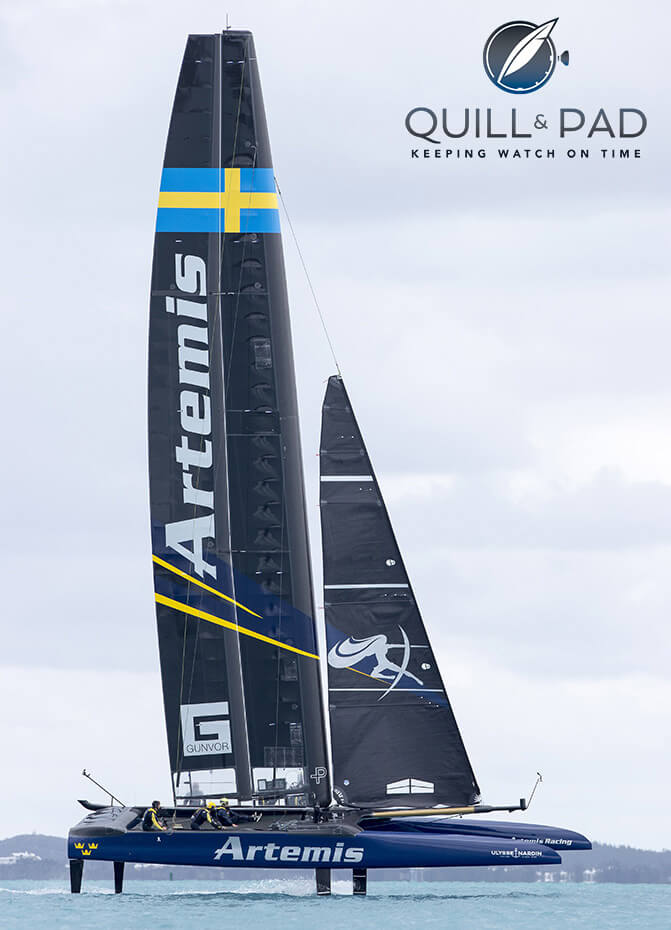 Artemis Racing at the America's Cup regatta in Bermuda