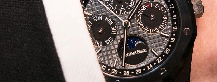 Audemars Piguet Royal Oak Ceramic Perpetual Calendar, photographed at SIHH 2017