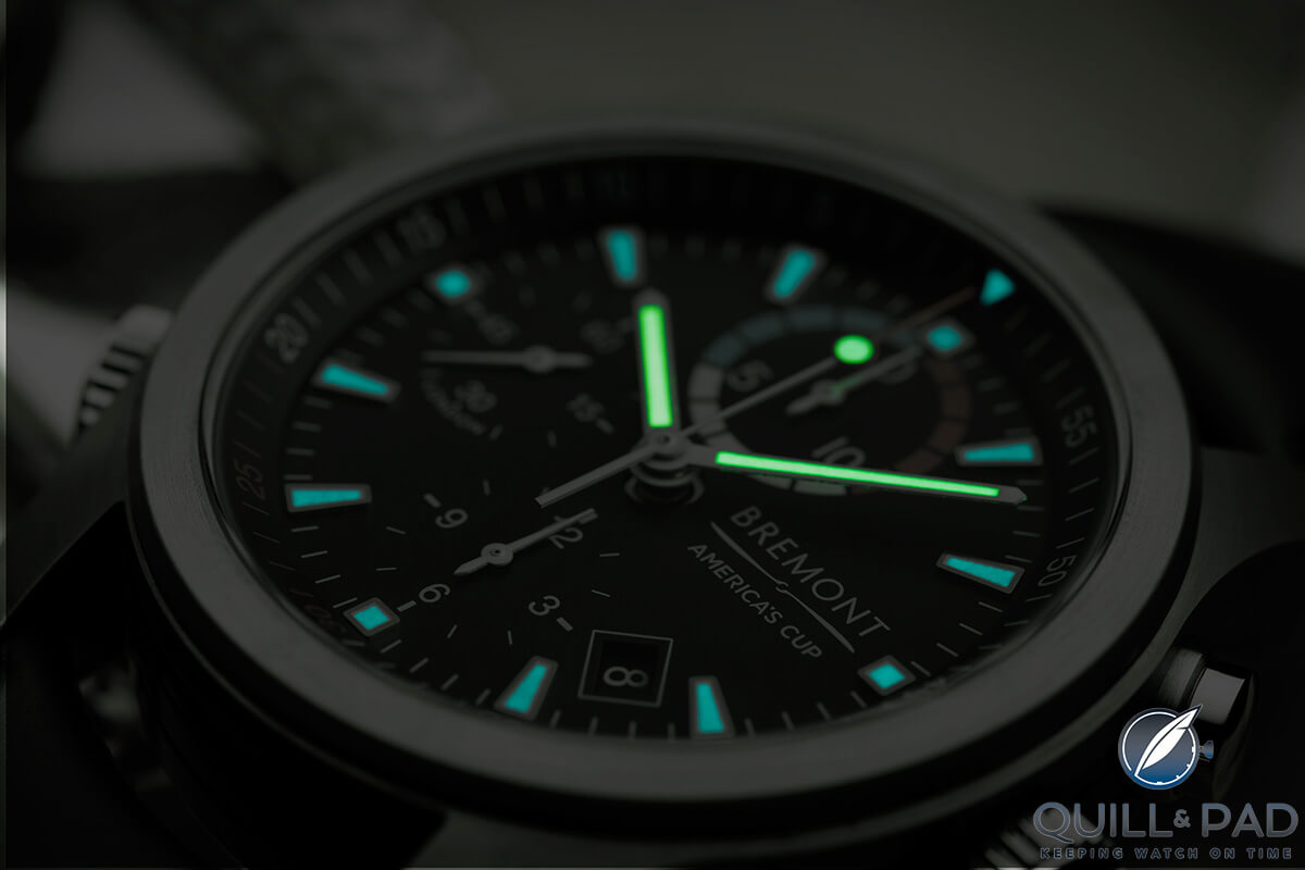 Bremont AC-R-II lume shot