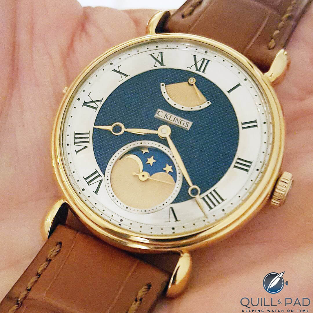 Christian Klings Moon Phase unique piece