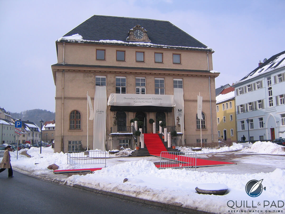 The German Museum of Watchmaking in Glashütte is housed in the first School of Watchmaking’s building established in 1878