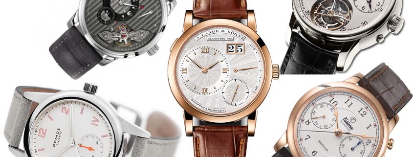 Fine German watchmaking from A. Lange & Söhne, Tutima, Nomos Glashütte, Moritz Grossmann and Glashütte Original