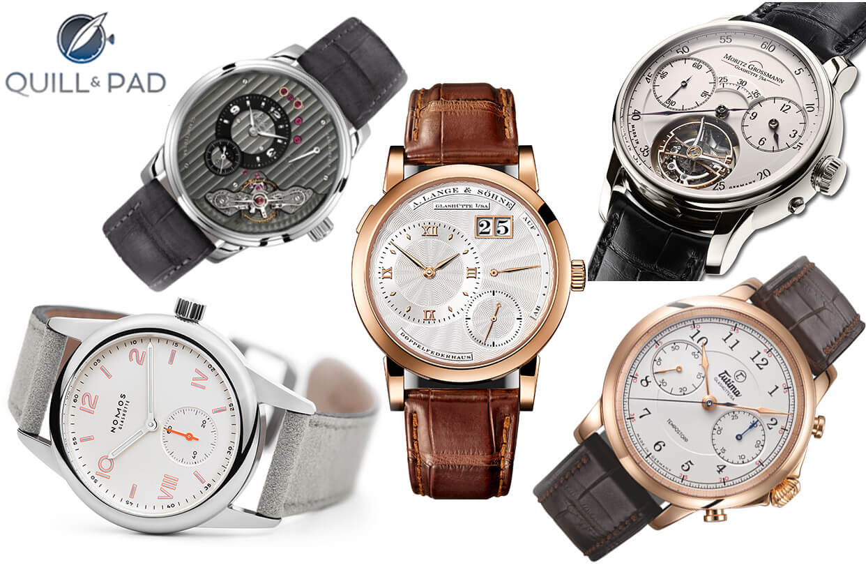 Fine German watchmaking from A. Lange & Söhne, Tutima, Nomos Glashütte, Moritz Grossmann and Glashütte Original
