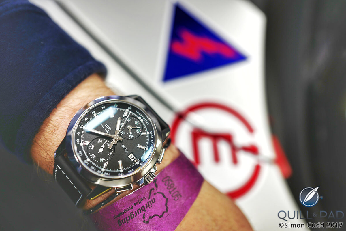 IWC Chronograph Sport on the wrist