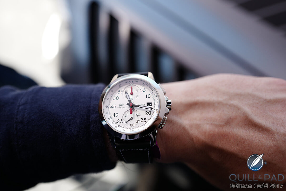 IWC Ingenieur Chronograph Sport on the wrist
