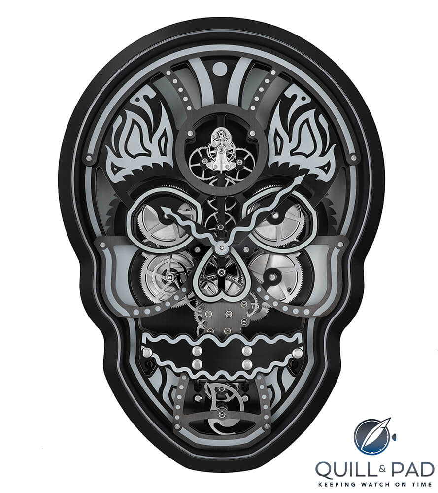For those that like their skulls unadorned, Fiona Krüger Vanitas also comes in plain black