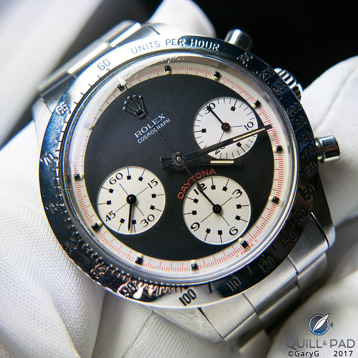 Unpopular at birth: dial design of the Paul Newman Rolex Daytona