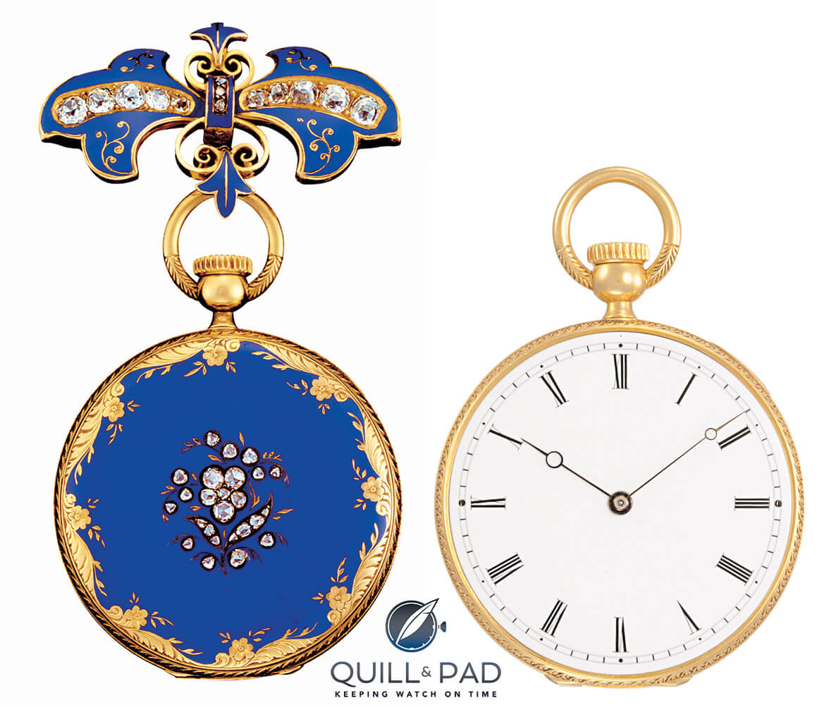 Patek Philippe pendant watch no. 4536 from 1851 belonging to Queen Victoria