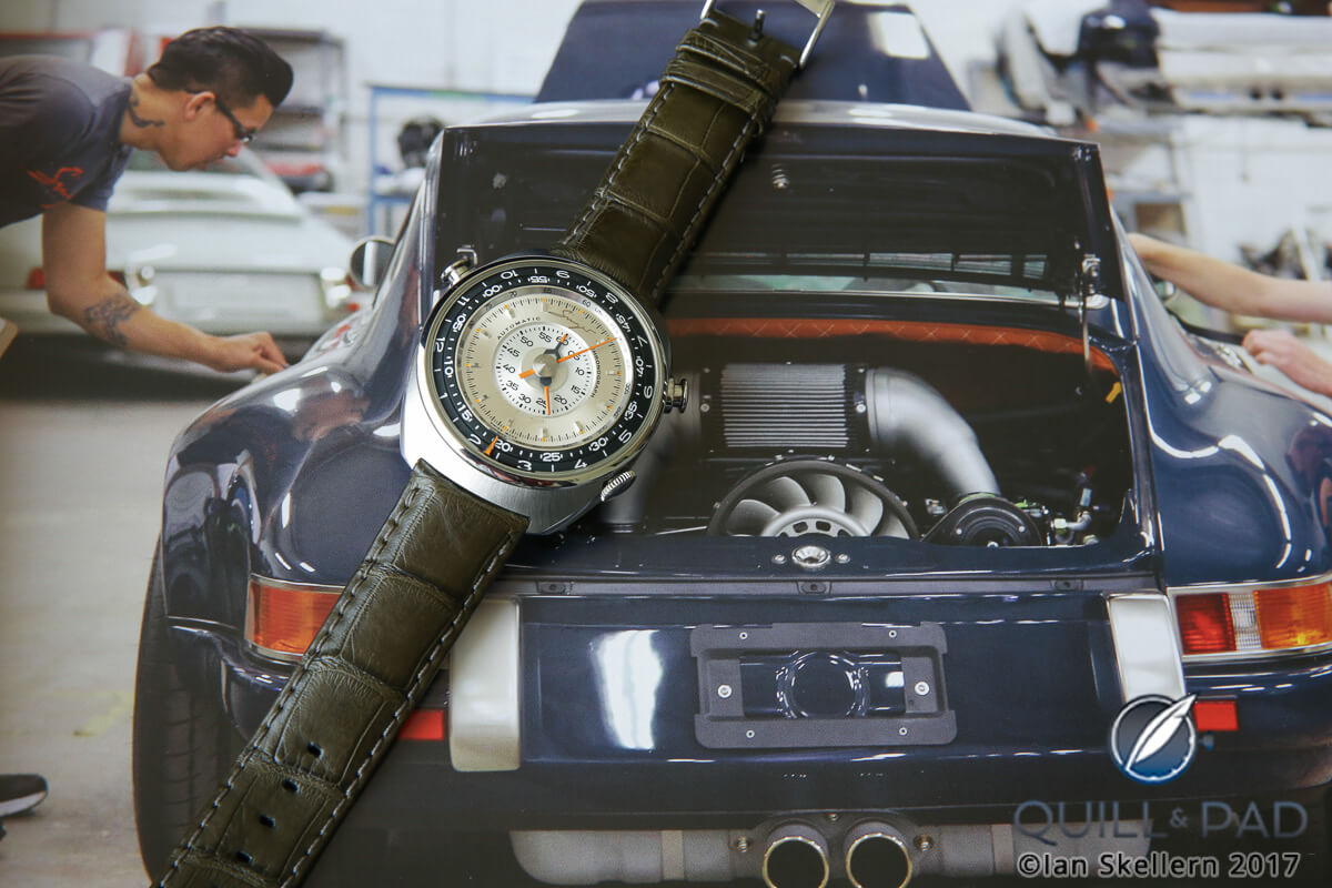 Singer Reimagined Track 1 chronograph