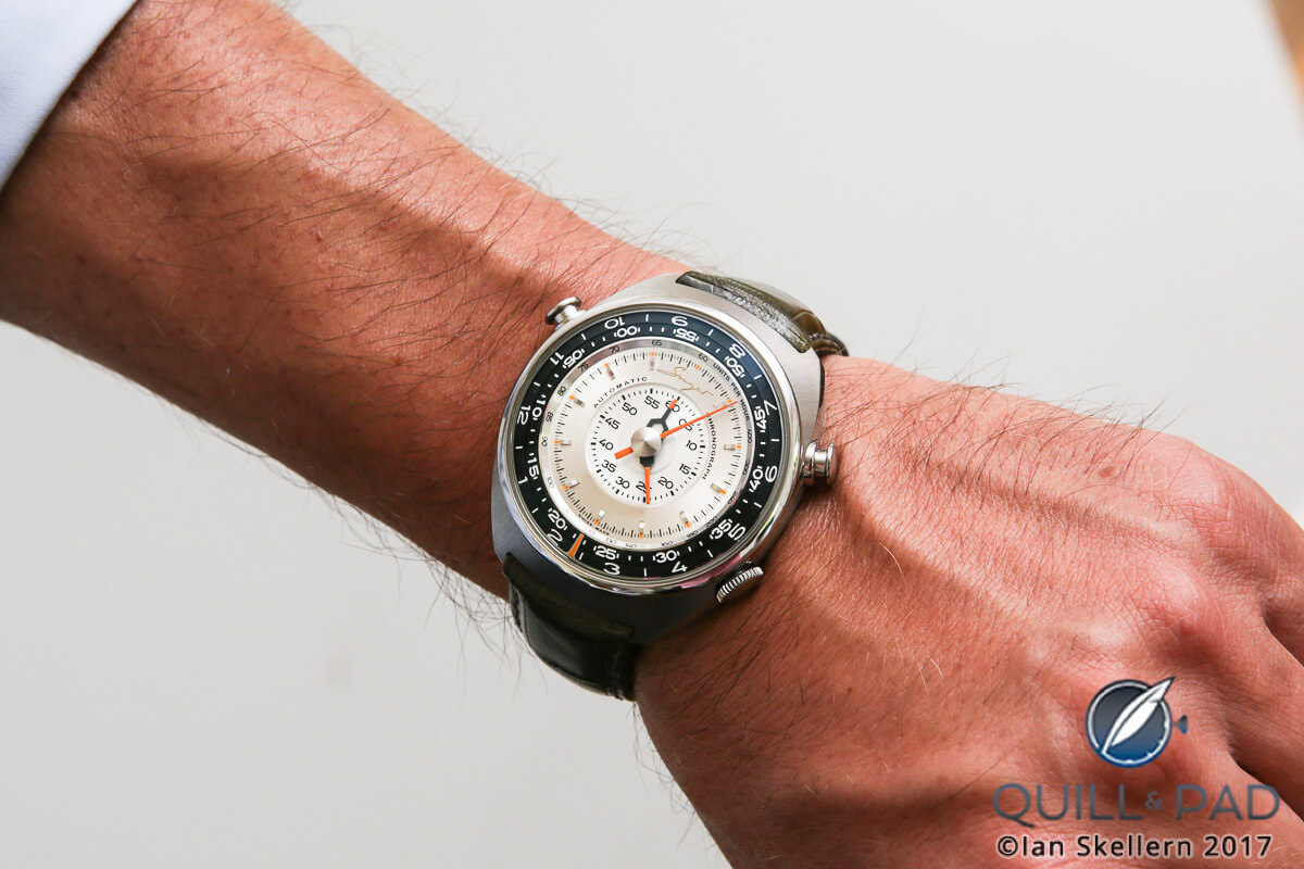 Singer Reimagined Track 1 on the wrist