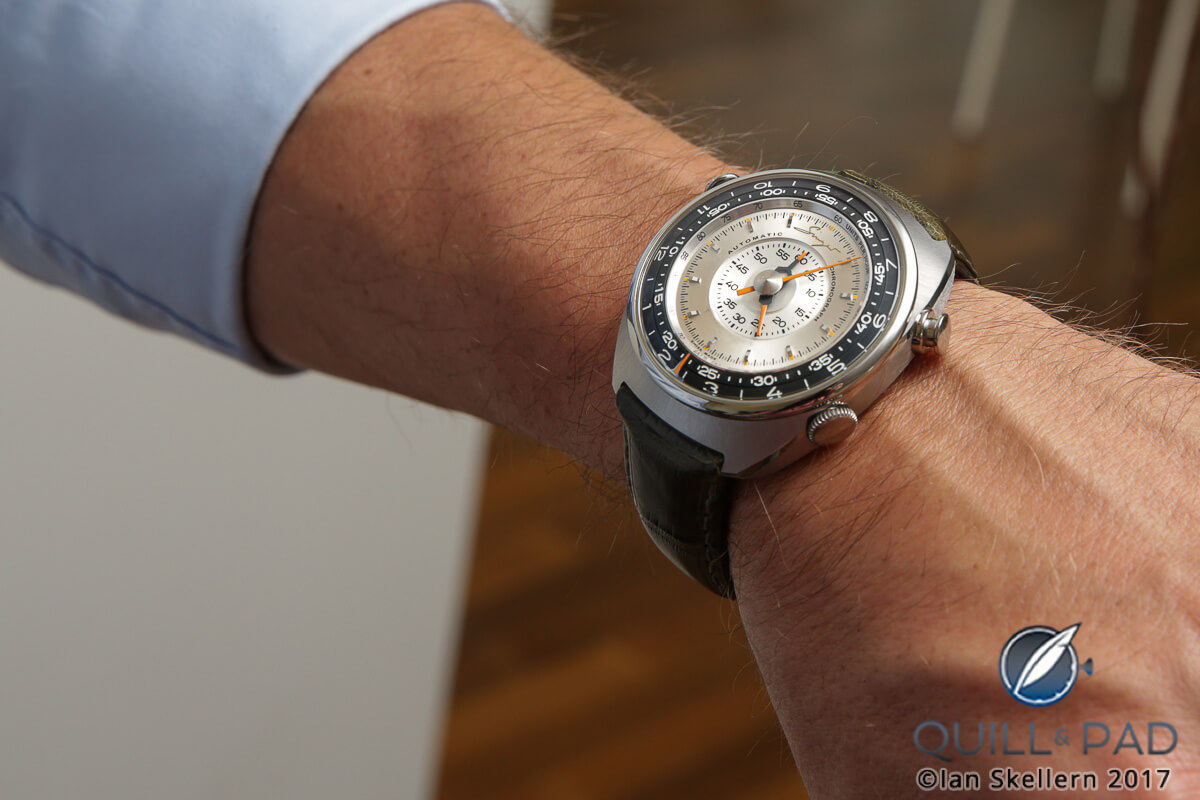 Singer Reimagined Track 1 on the wrist