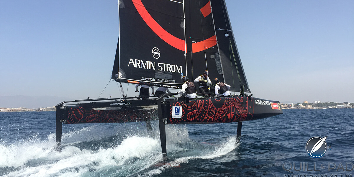 Armin Strom Sailing Team foiling in Palma de Mallorca