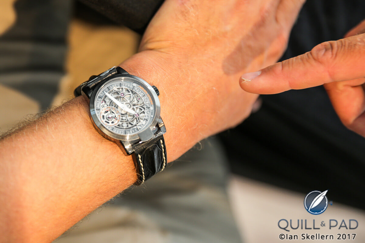Armin Strom Skeleton on the wrist