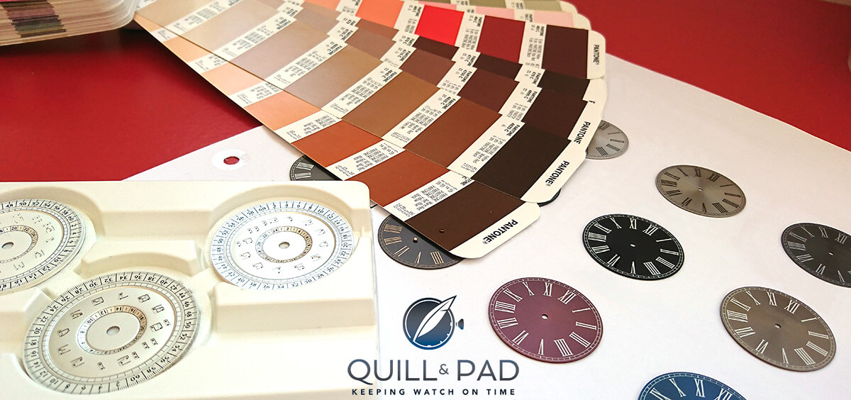 Choosing the dial color for WMMT's custom De Bethune DB28 Maxichrono