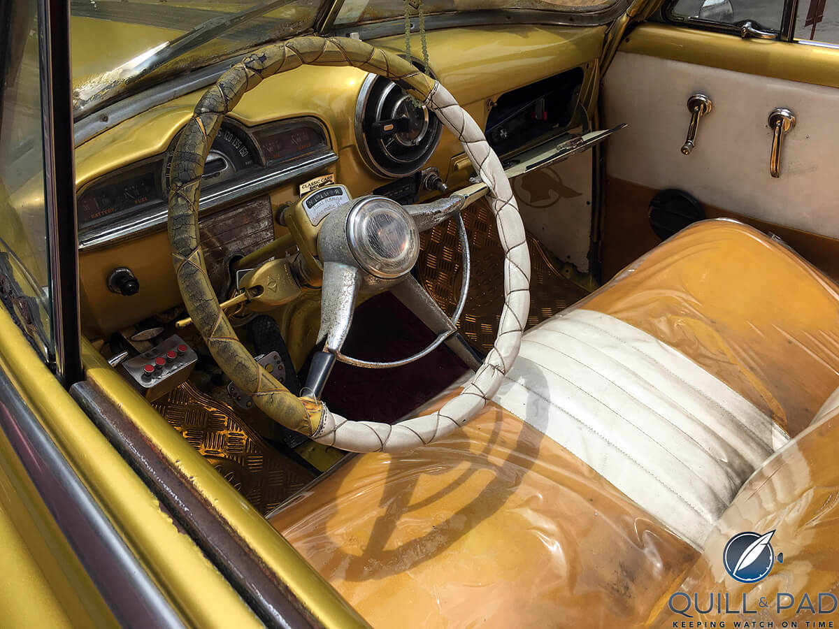 Colorful car interior in Havana, Cuba (photo courtesy George Cramer)