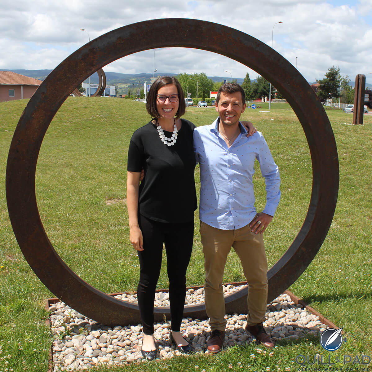 Katy Orwell with Mathieu Tournaire