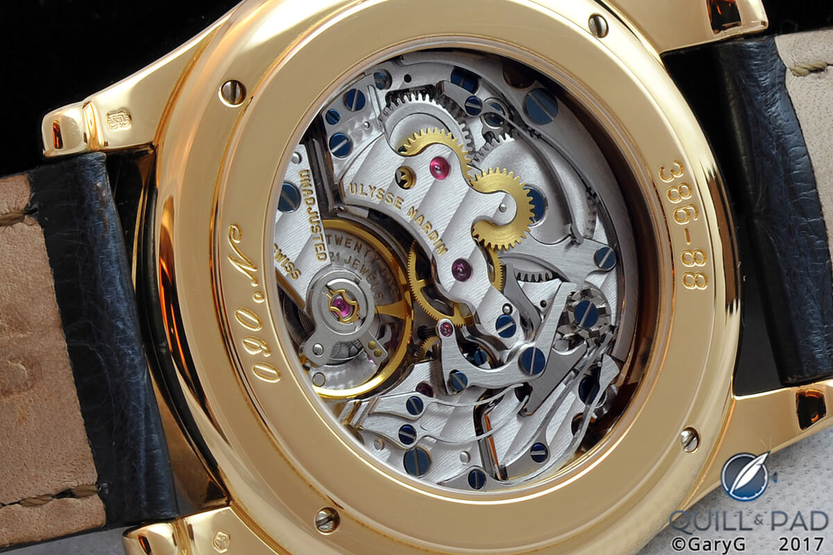 F.P. Journe is your father: La Joux-Perret Caliber 5000 labeled as UN-38 in Ulysse Nardin’s Monopoussoir
