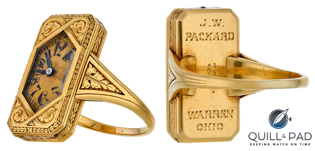 James Ward Packard’s Patek Philippe ring
