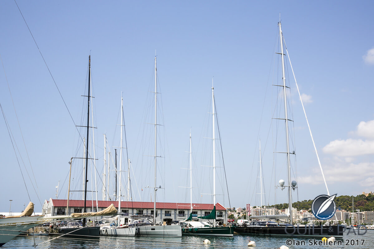 Yachts in the marina at Palma de Mallorca