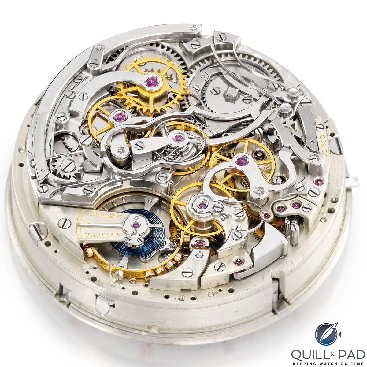 Movement of the Stephen Palmer Patek Philippe Grand Complication No. 97912 from 1898