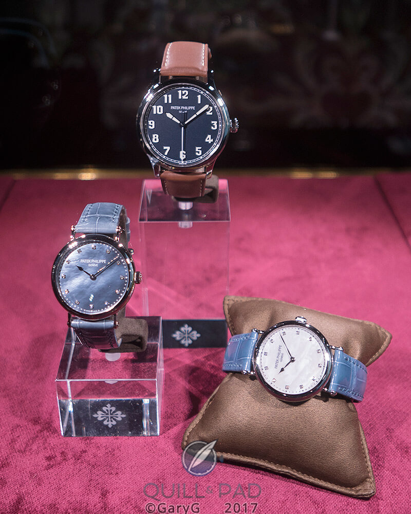 Patek Philippe New York 2017 special editions: two versions of ladies’ Reference 7200/50 and pilot watch Reference 5522