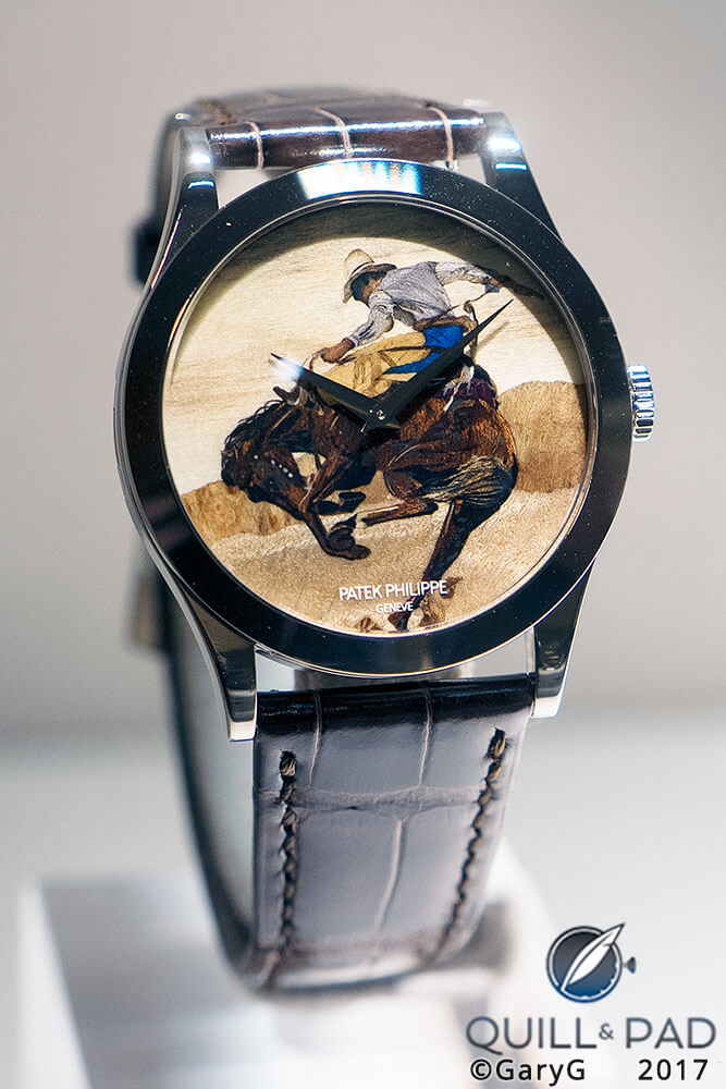 Cowboy Bob returns: Patek Philippe “Rodeo” Watch with marquetry wood dial