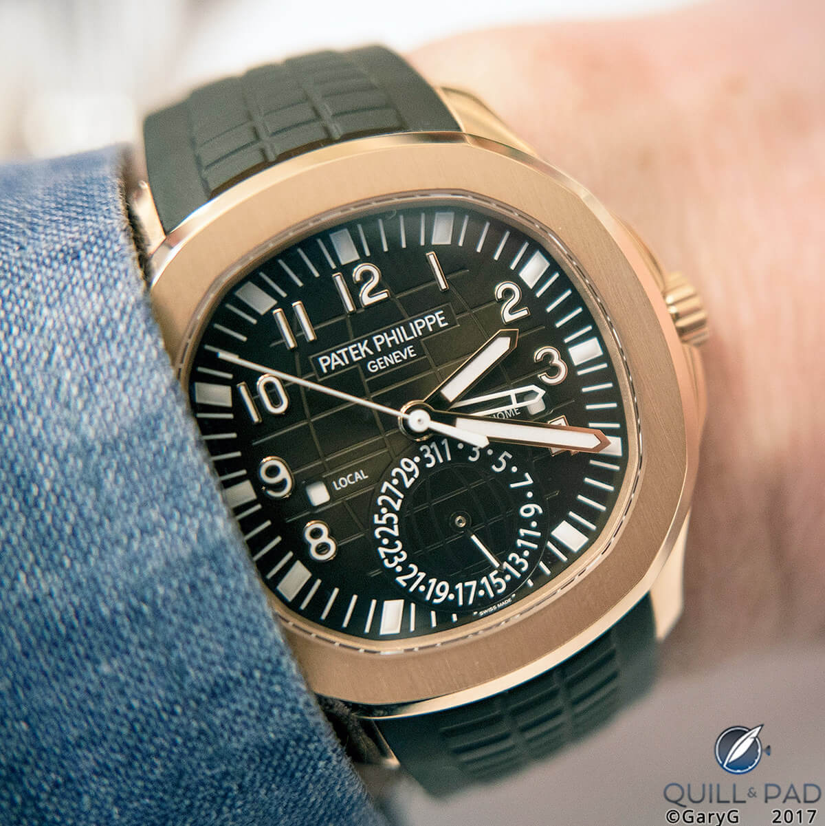 You gotta have friends: trying out the Patek Philippe Reference 5164R Aquanaut Travel Time