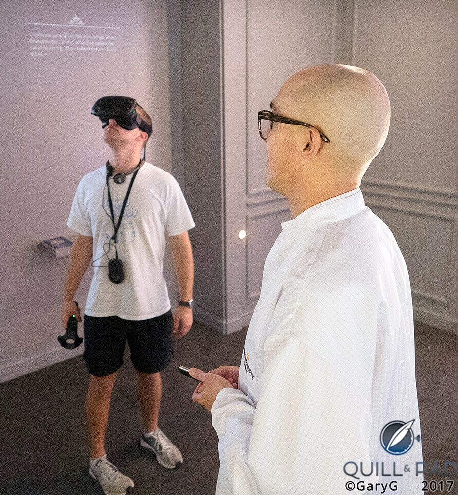Virtual reality tour of the Grandmaster Chime movement