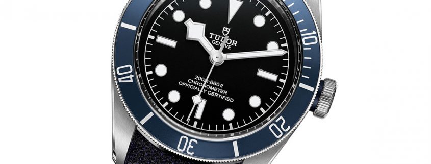 Tudor Heritage Black Bay Ref. 79230B on fabric strap