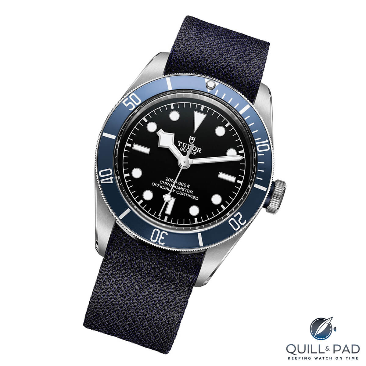 Tudor Heritage Black Bay Ref. 79230B on fabric strap