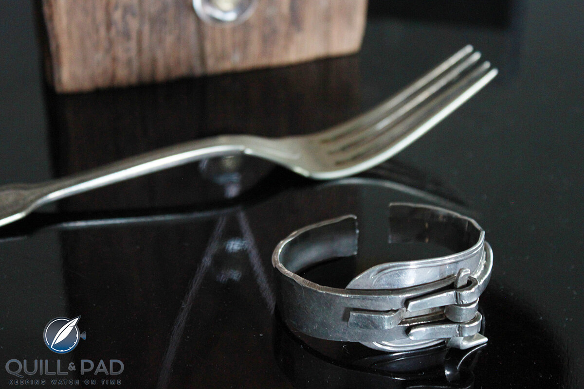 Fork bracelet by Tournaire