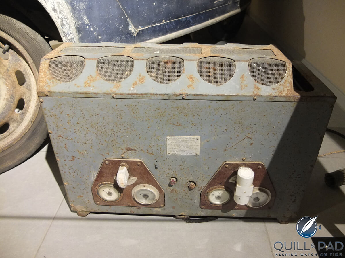 Original battery charger for the Breguet A2 (photo courtesy Martin Green)