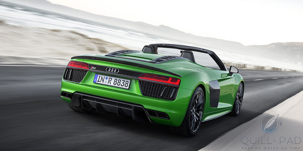 2018 Audi R8 Spyder V10 Plus on the road