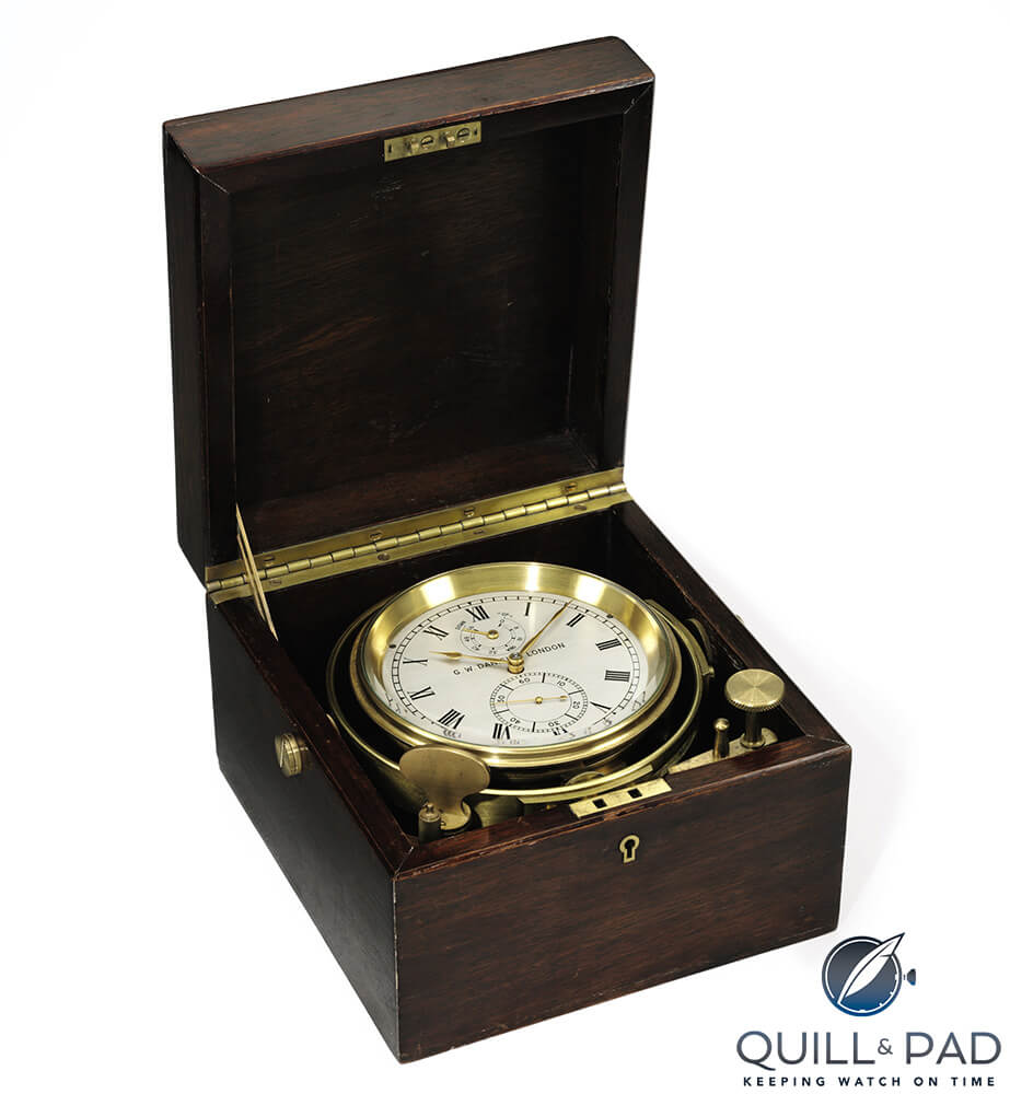 George Daniels Thomas Mercer Marine Chronometer with Earnshaw escapement