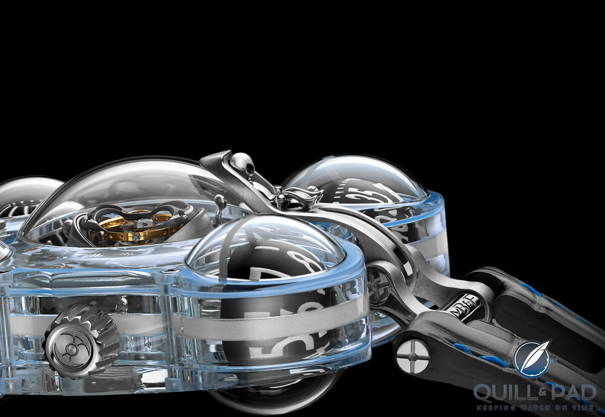 Alien captain at the helm of MB&F HM6 Alien Nation