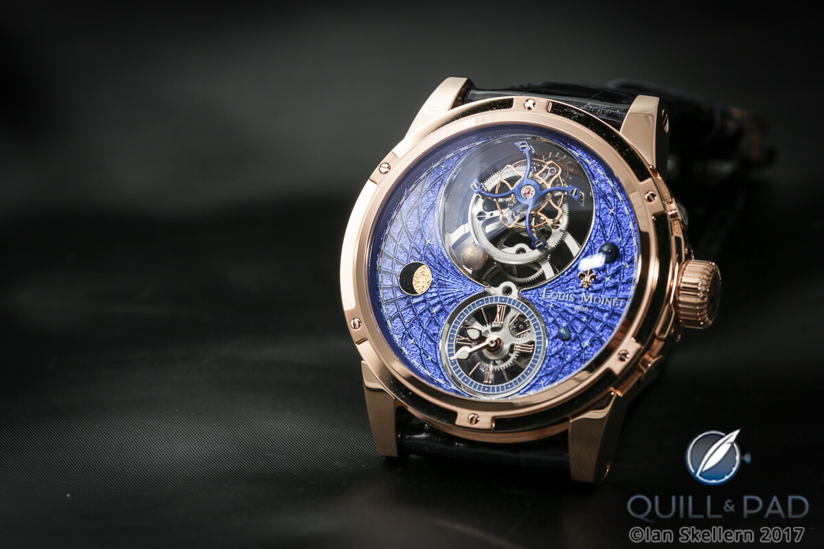 Louis Moinet Space Mystery in pink gold