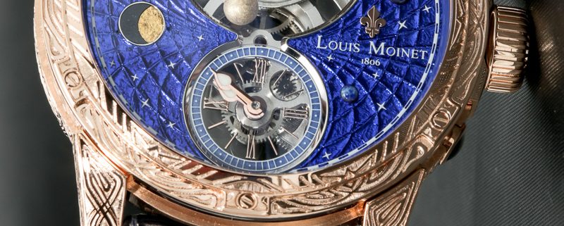 Louis Moinet Space Mystery in pink gold