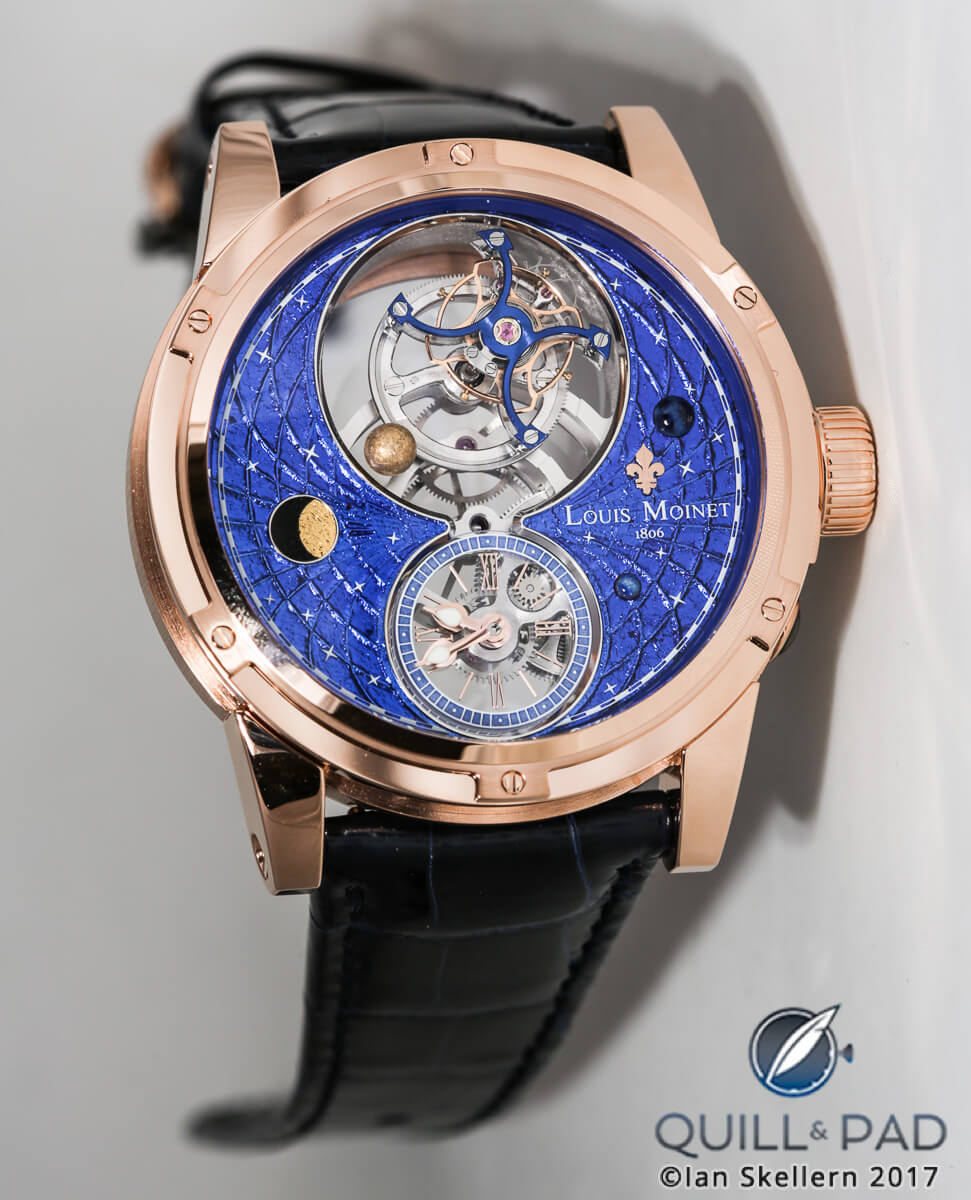 Louis Moinet Space Mystery in pink gold
