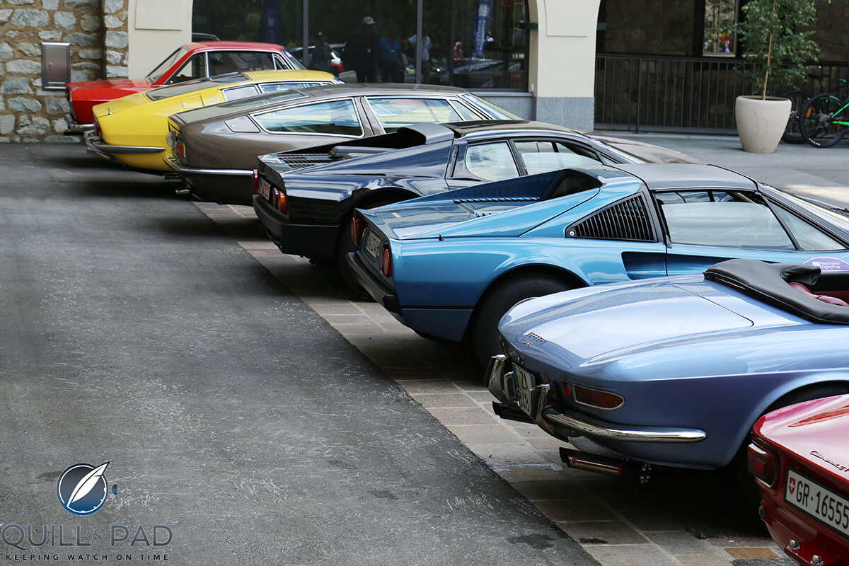 Just a few of the nicely-shaped rear ends at the 2017 Passione Engadina