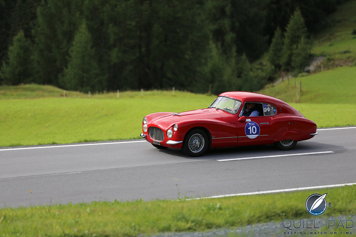 1956 Fiat 8V in the 2017 Passione Engadina