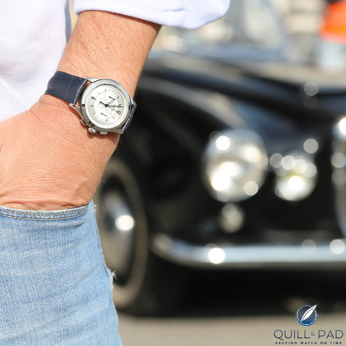 Jaeger-LeCoultre Master Control Chronograph on the wrist