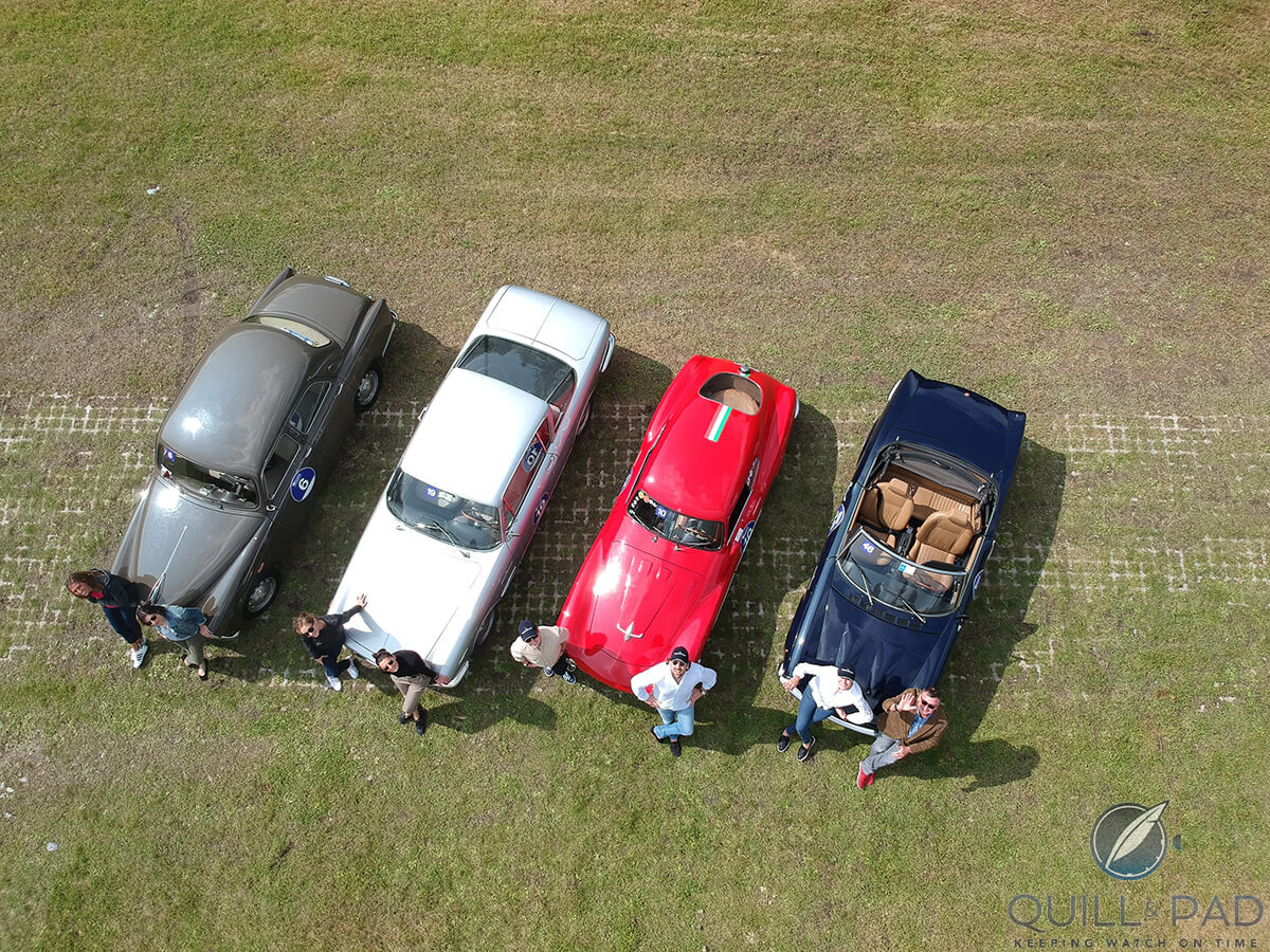 After the 2017 Passione Engadina with our Fiat 124 Sport on the right