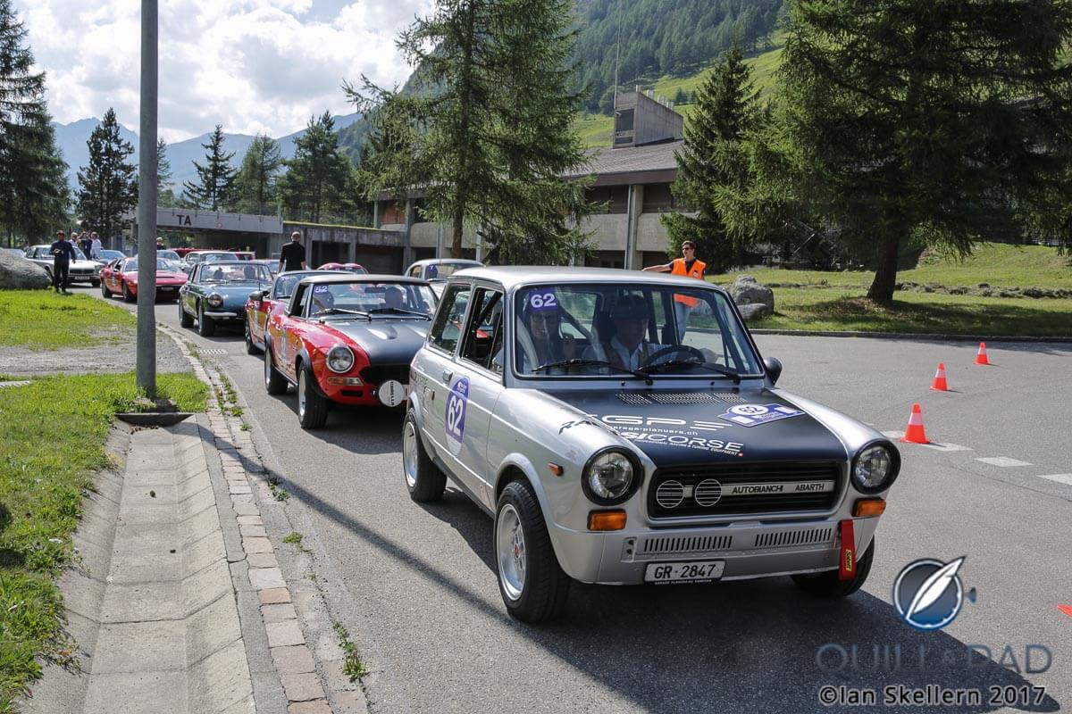 Lining up at the start of the Kessel Challenge Cup part 1